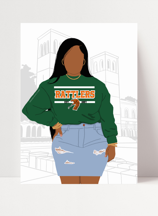 FLORIDA A&M UNIVERSITY - FEMALE PRINT
