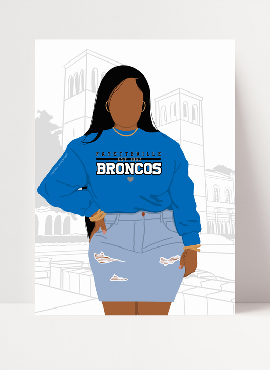 FAYETTEVILLE STATE UNIVERSITY - FEMALE PRINT