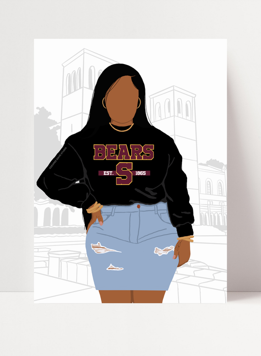 SHAW UNIVERSITY - FEMALE PRINT