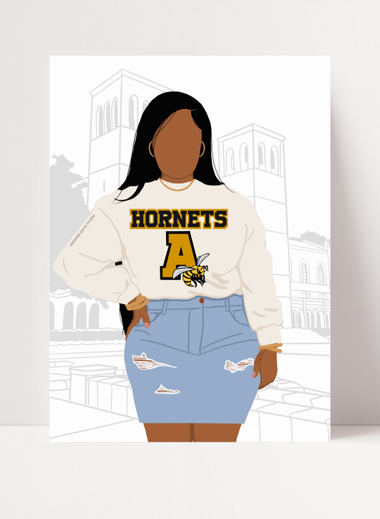 ALABAMA STATE UNIVERSITY - FEMALE PRINT