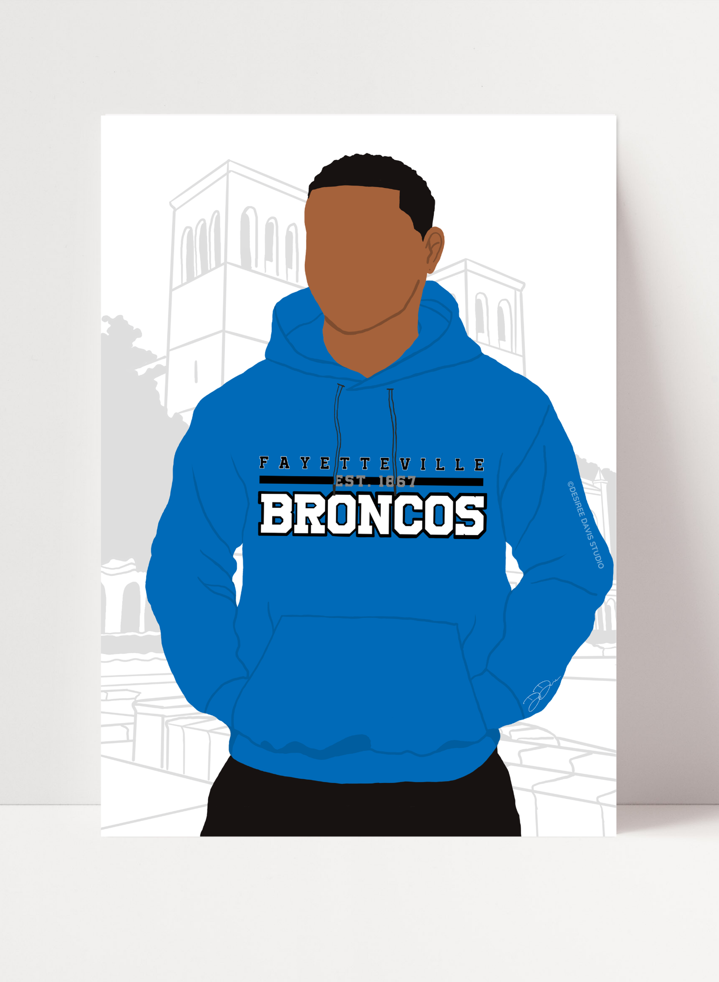 FAYETTEVILLE STATE UNIVERSITY - MALE PRINT