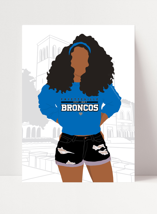 FAYETTEVILLE STATE UNIVERSITY - FEMALE PRINT