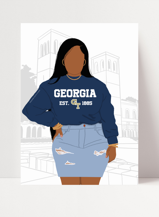 GEORGIA TECH - FEMALE PRINT