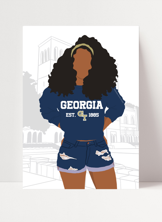 GEORGIA TECH - FEMALE PRINT