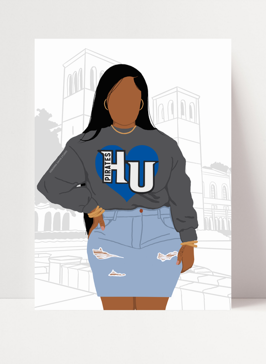 HAMPTON UNIVERSITY - FEMALE PRINT