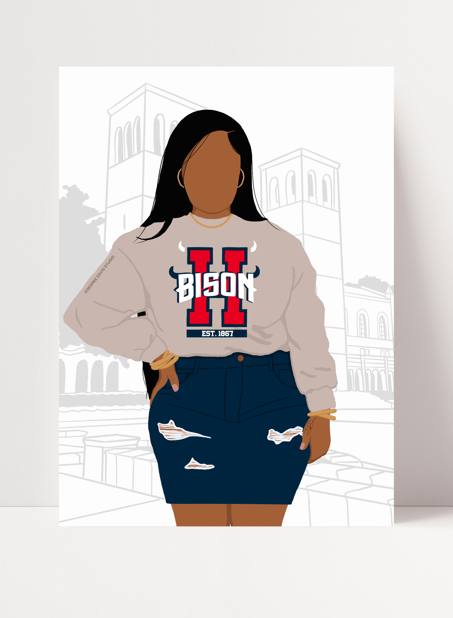 HOWARD UNIVERSITY - FEMALE PRINT