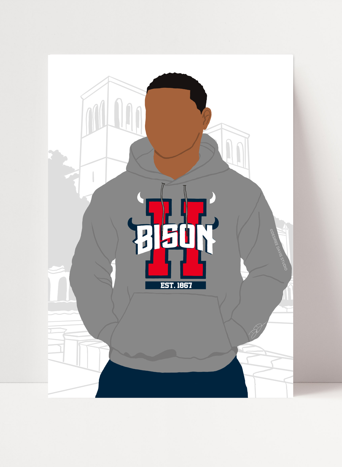 HOWARD UNIVERSITY - MALE PRINT