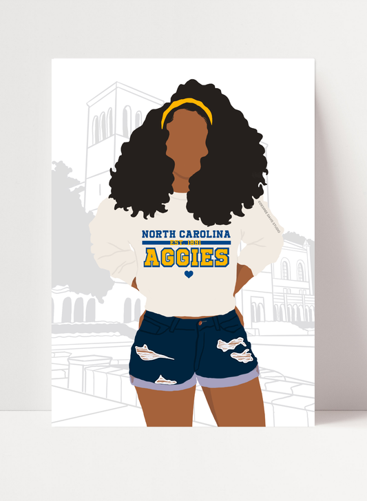 NORTH CAROLINA A&T UNIVERSITY - FEMALE PRINT