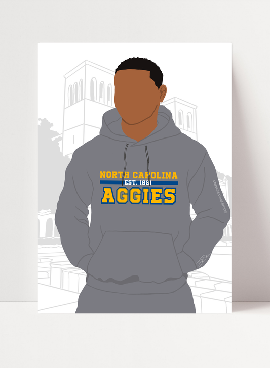 NORTH CAROLINA A&T UNIVERSITY - MALE PRINT