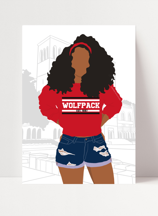 NORTH CAROLINA STATE UNIVERSITY - FEMALE PRINT