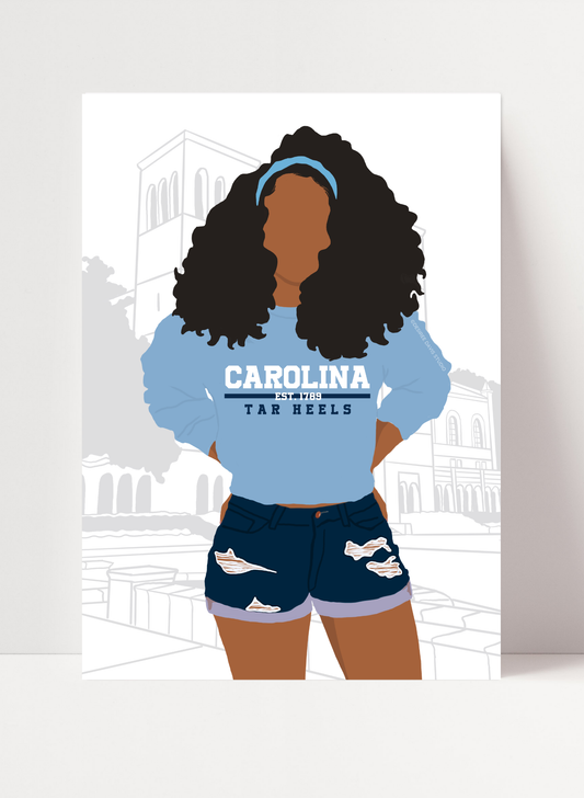 UNIVERSITY OF NORTH CAROLINA AT CHAPEL HILL - FEMALE PRINT