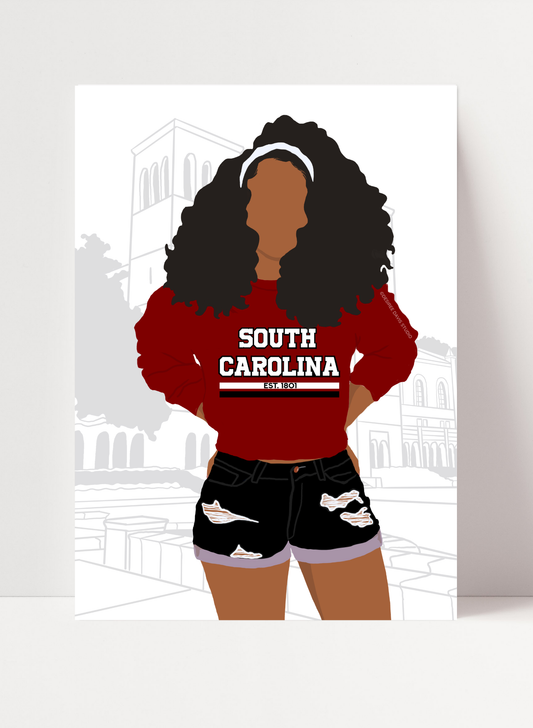 UNIVERSITY OF SOUTH CAROLINA - FEMALE PRINT