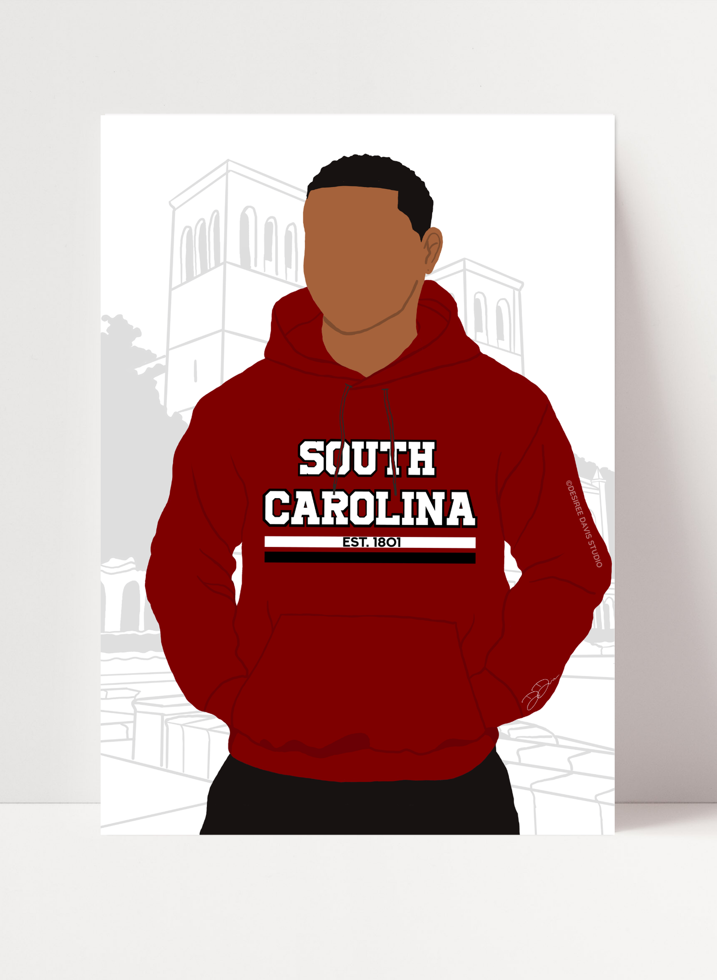 UNIVERSITY OF SOUTH CAROLINA - MALE PRINT