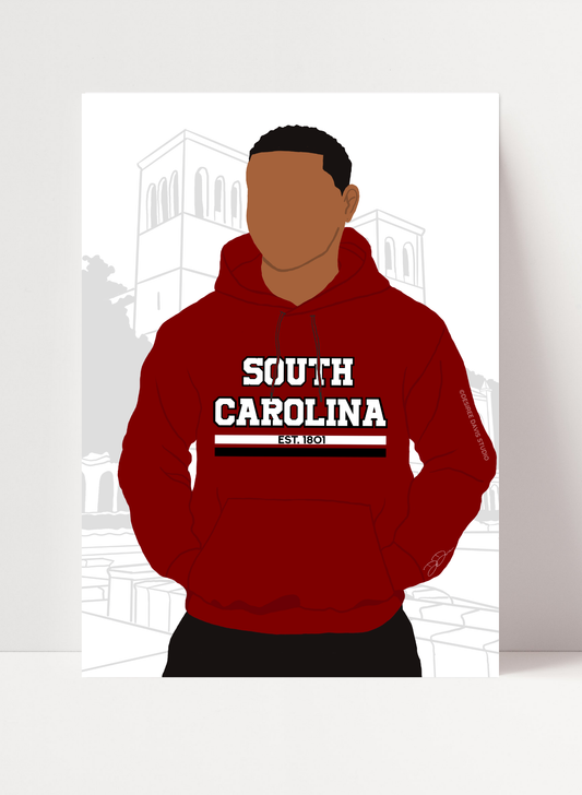 UNIVERSITY OF SOUTH CAROLINA - MALE PRINT