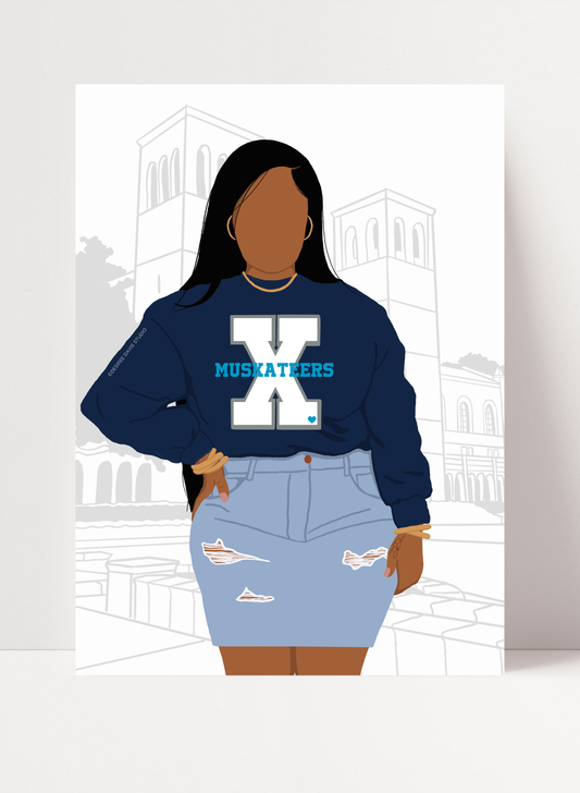 XAVIER UNIVERSITY - FEMALE PRINT